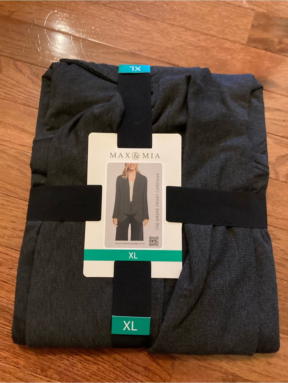 Max & Mia Cardigan XL Heather Charcoal